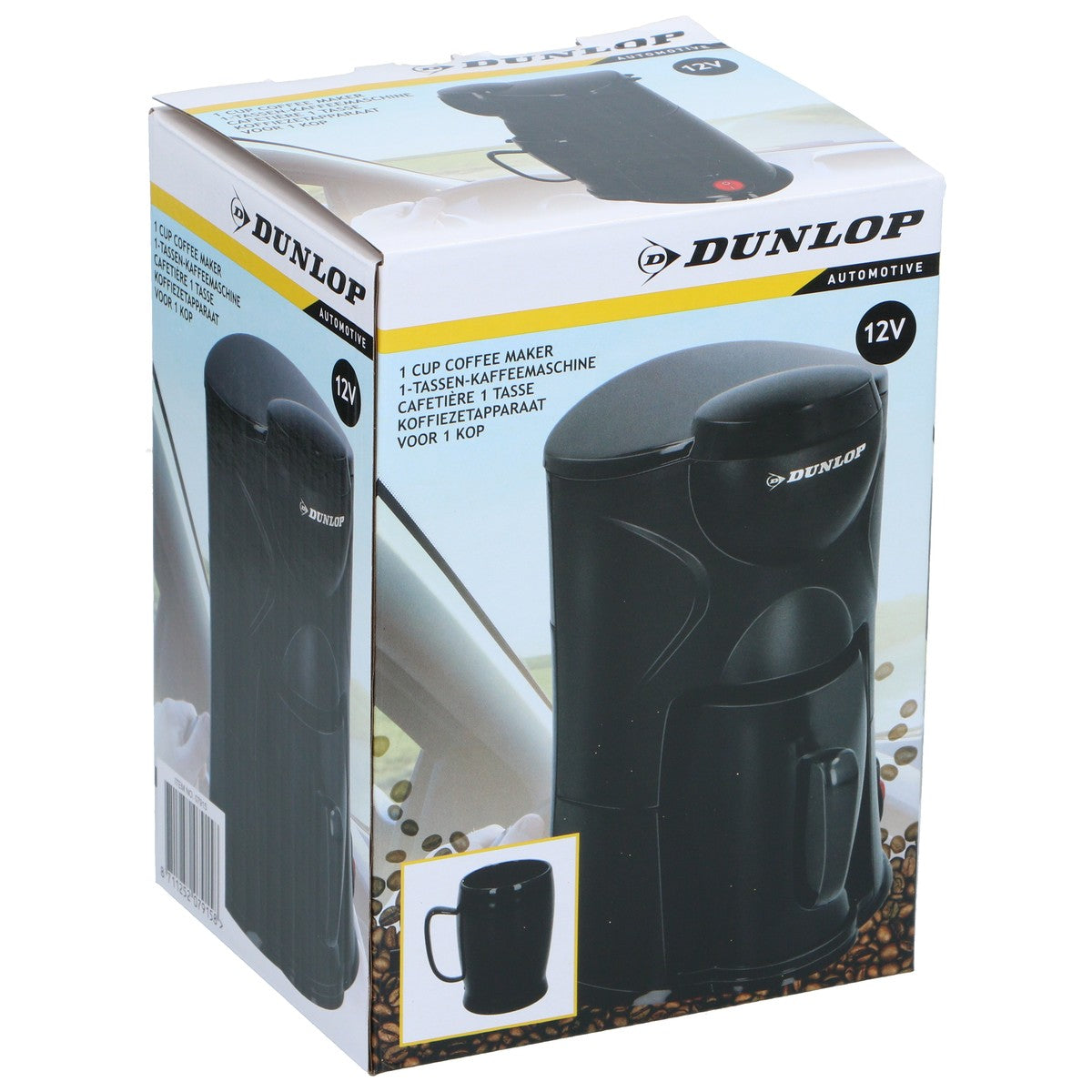 Dunlop Koffiezetapparaat 1 kop 12V incl. mok - maximondo