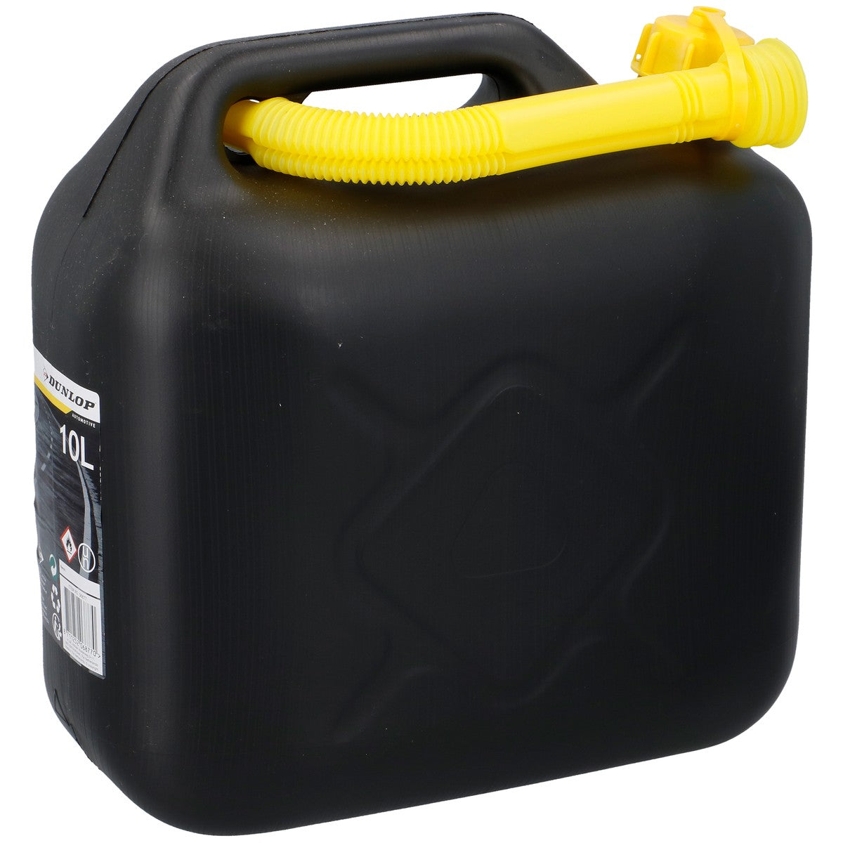Dunlop Jerrycan 10L Benzine/Water Zwart/Geel - maximondo