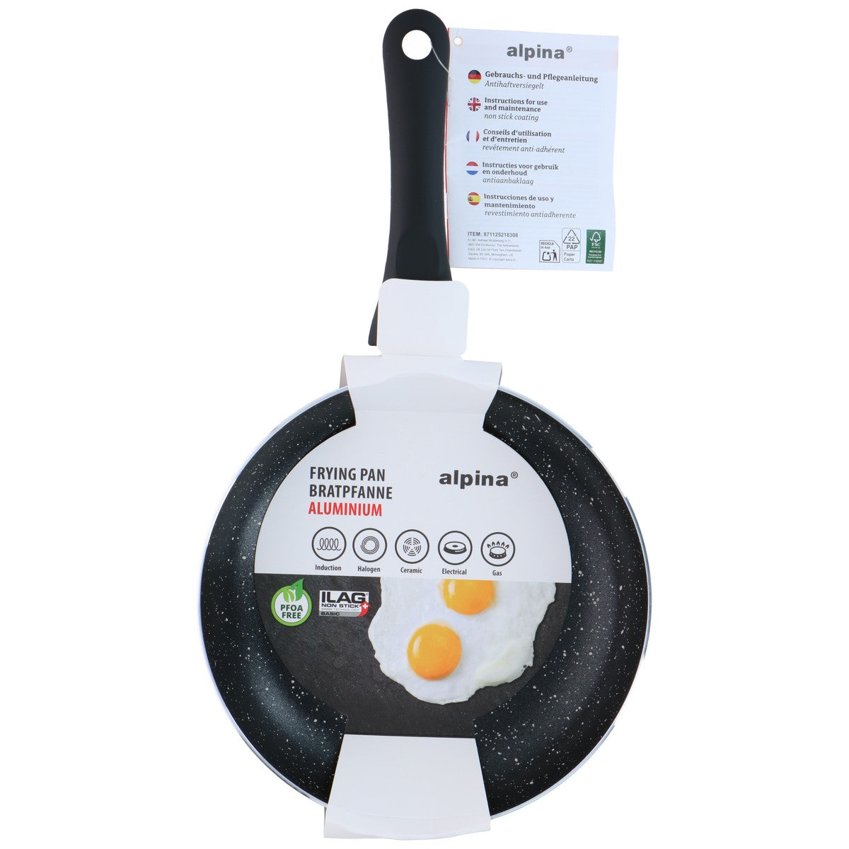 alpina Koekenpan Ø20cm AntiAanbaklaag