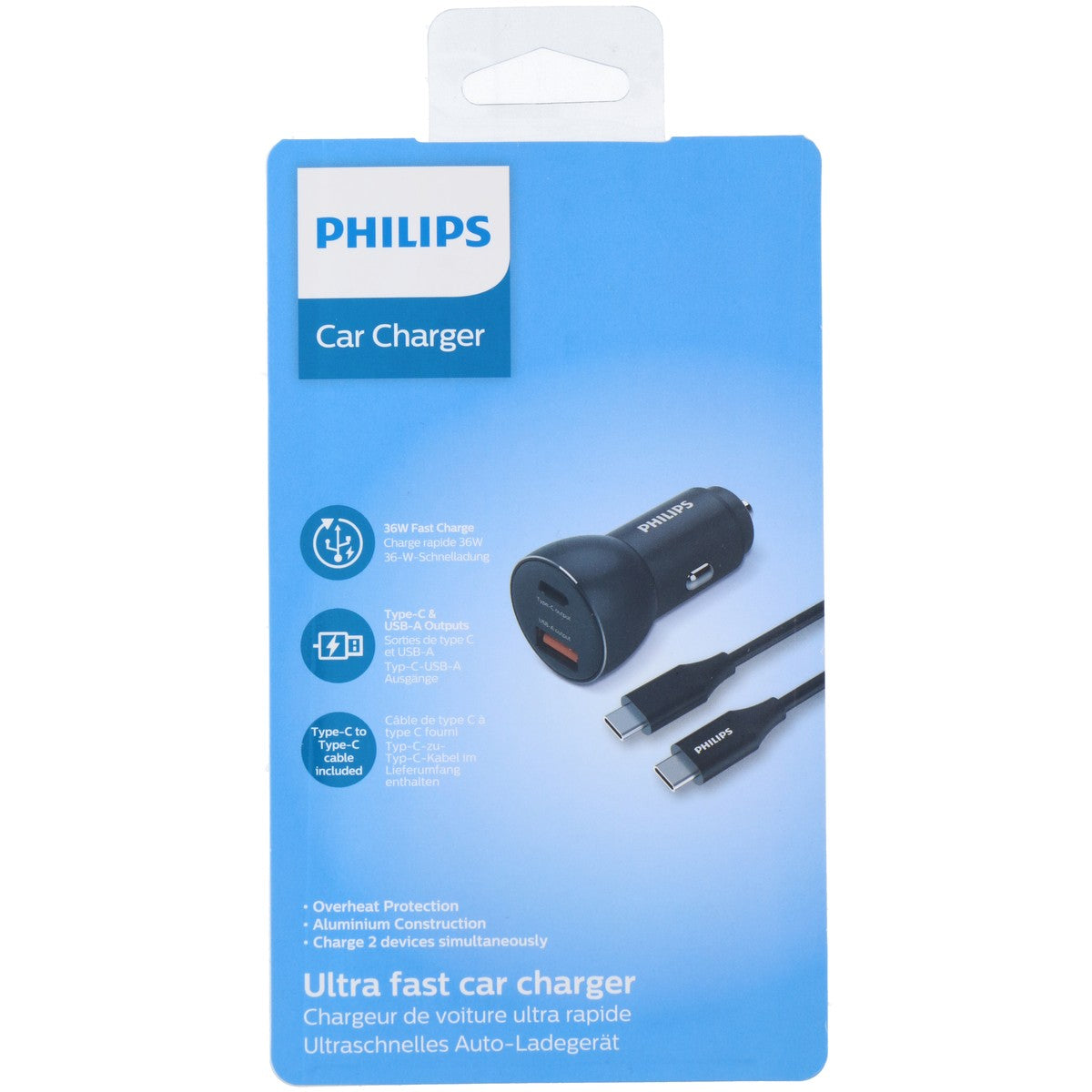 Philips Autolader USB AC - maximondo