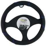 Dunlop Stuurhoes - Universeel - Pu - Zwart/blauw - 37-39 cm - maximondo