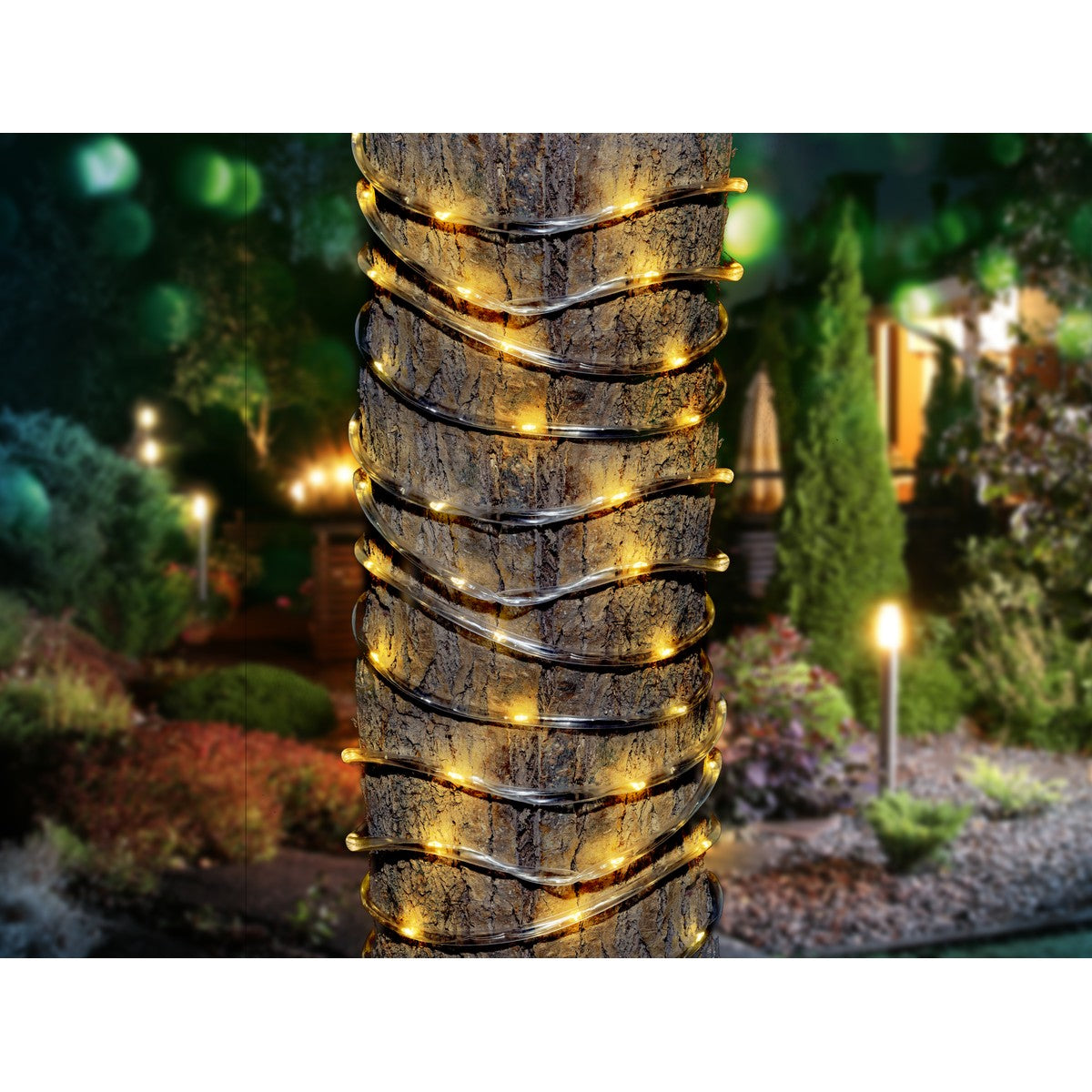 Grundig Lichtsnoer Solar 100 LED's - maximondo