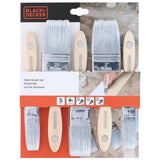 BLACK+DECKER Verfkwastenset - 5-delige Set - maximondo