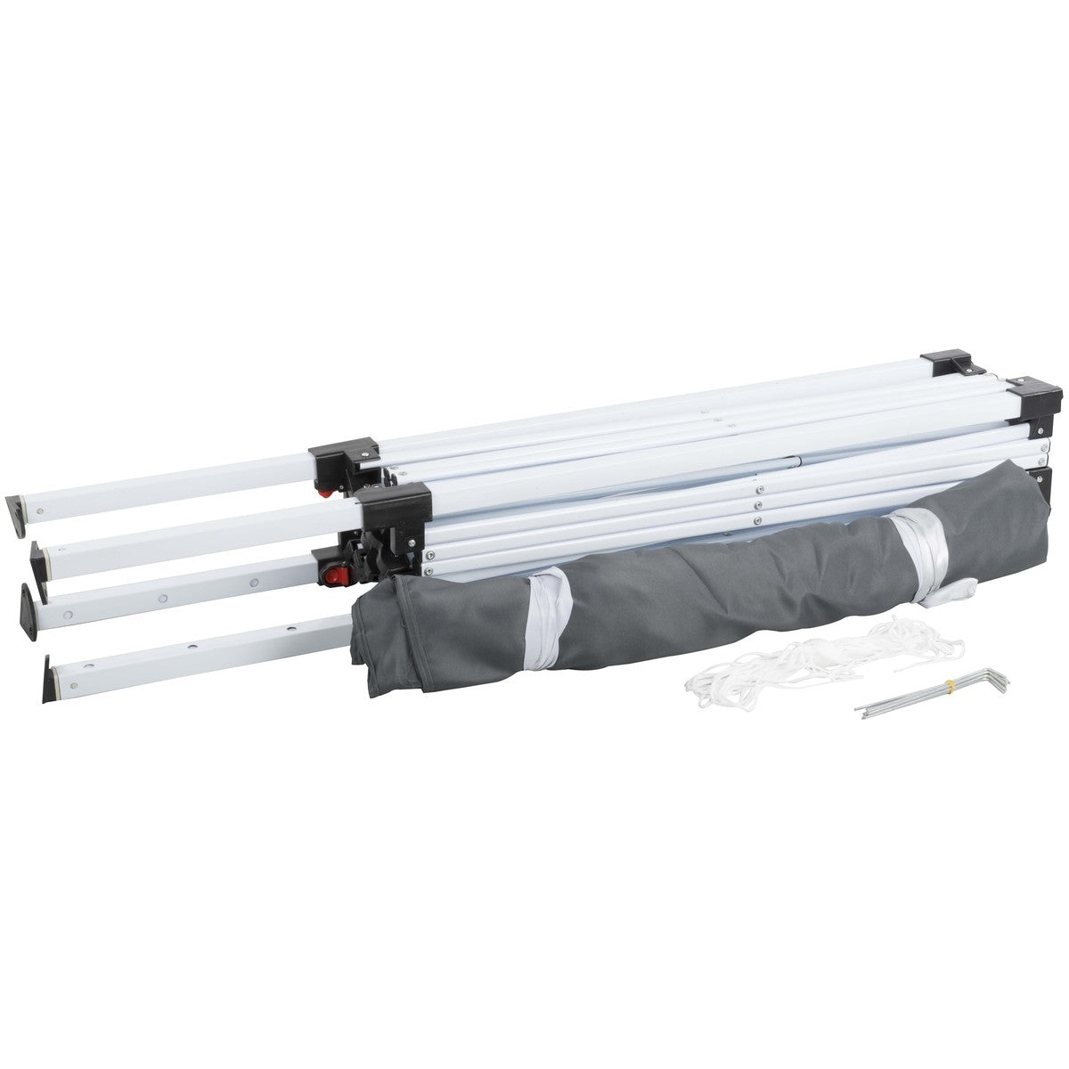 Partytent Easy Up - grijs/antraciet - 3 x 3 m - maximondo