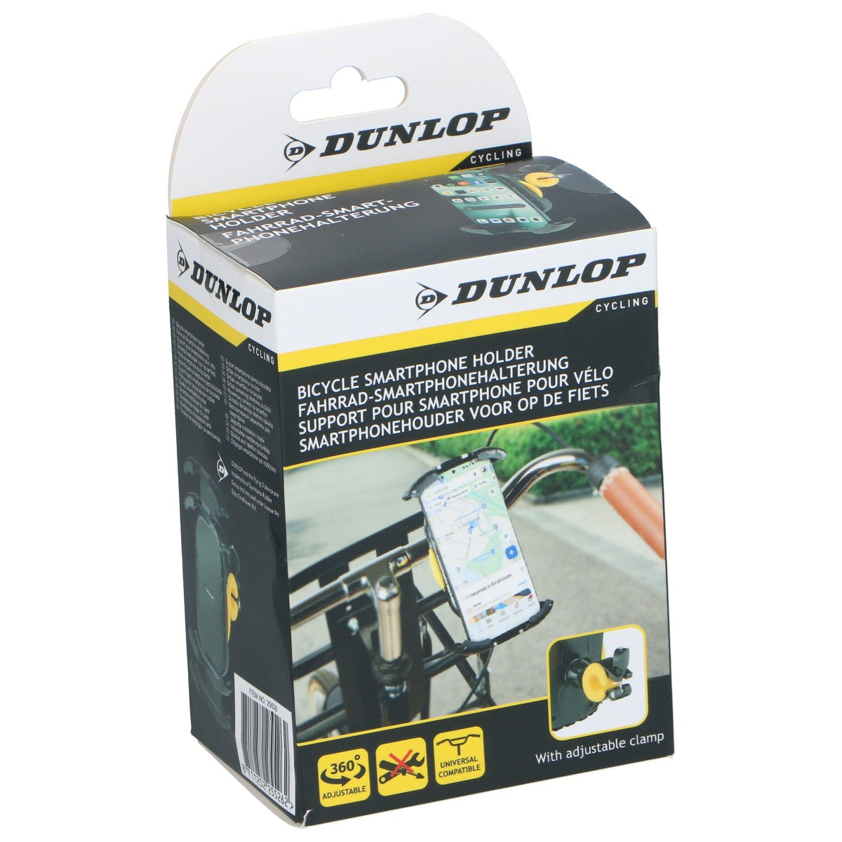 Dunlop Telefoonhouder Fiets - Smartphonehouder Stuur - maximondo