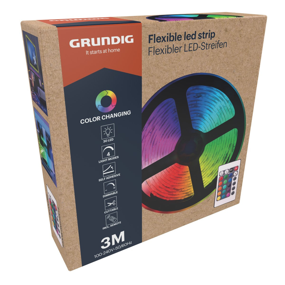 Grundig LEDstrip 3M - maximondo