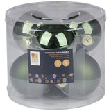 Arti Casa Kerstballen Groen Glas 6 Stuks - maximondo
