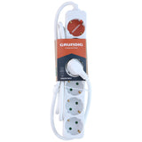 Grundig Stekkerdoos 6Voudig Wit - maximondo