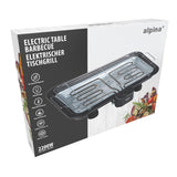 alpina Elektrische Tafelbarbecue - Temperatuurregeling - maximondo