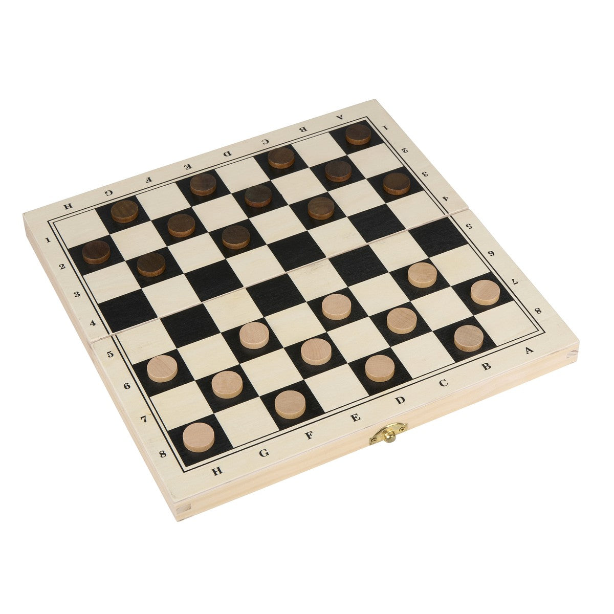 Eddy Toys Houten Schaak- En Dambord 2-in-1 - maximondo