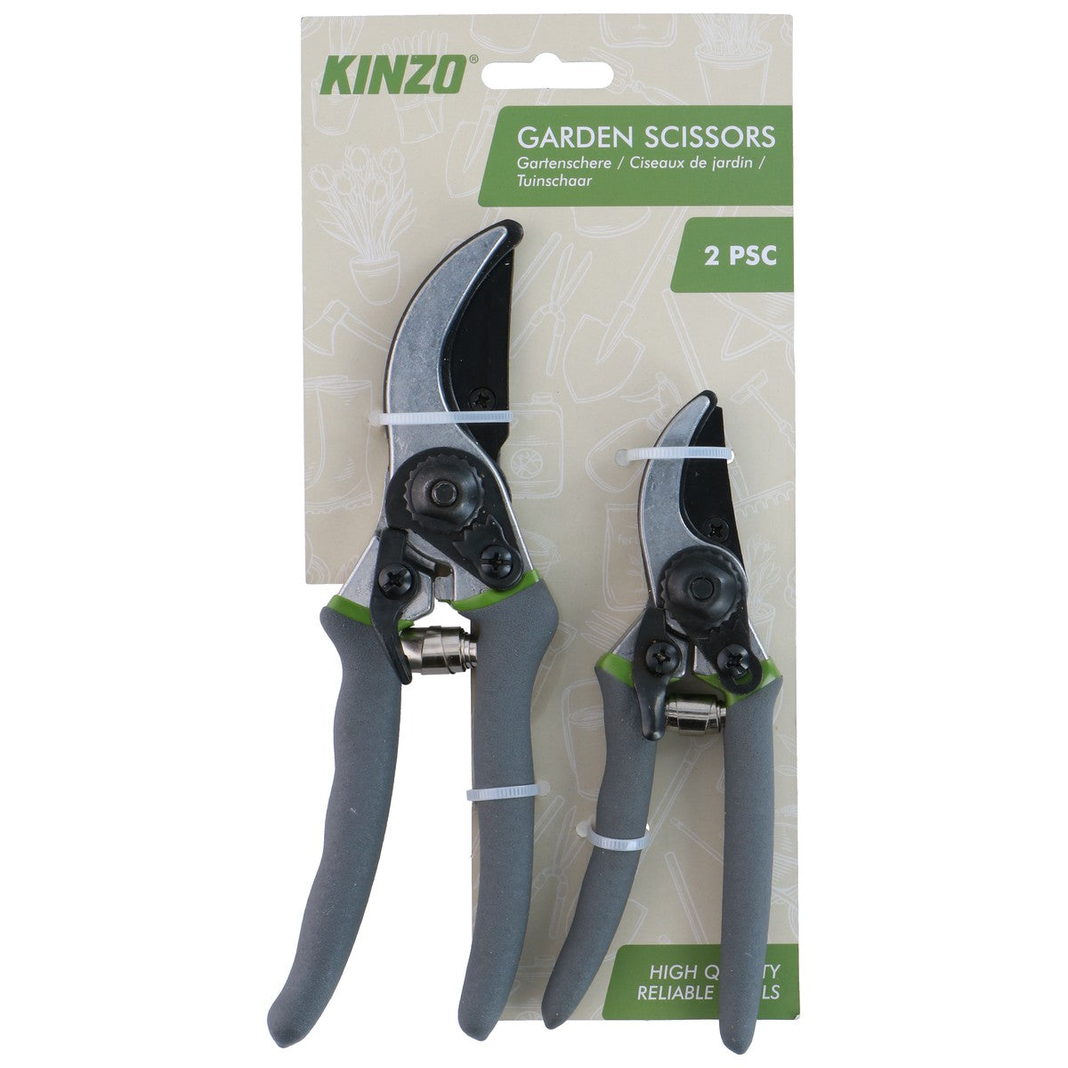Kinzo Tuinschaar Set - 2 Stuks - maximondo