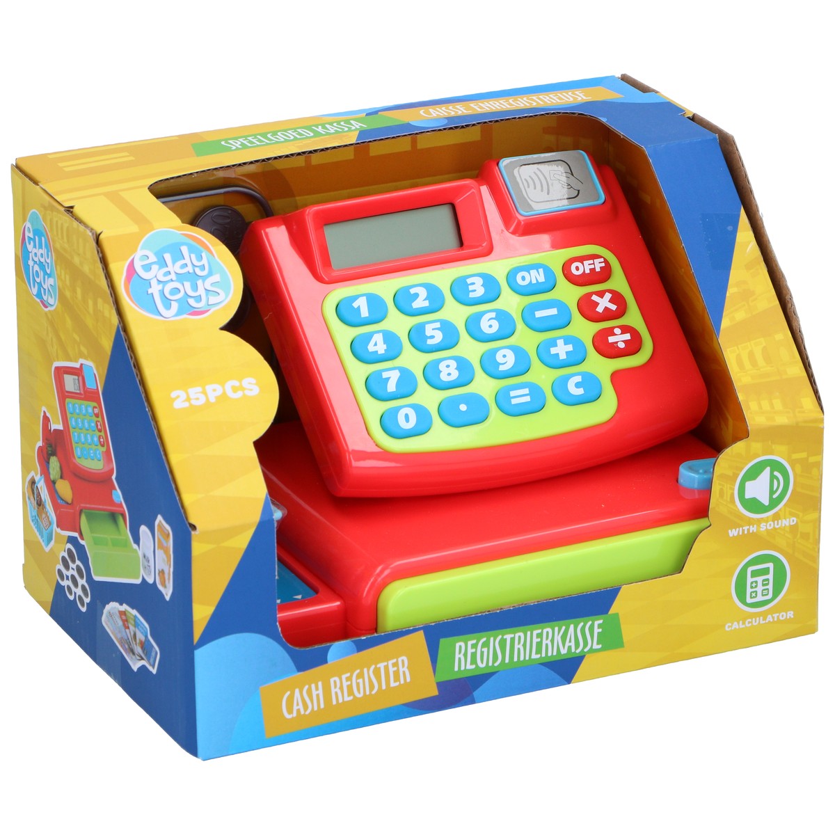 Eddy Toys Speelgoed Kassa - 25-delige Speelset - maximondo