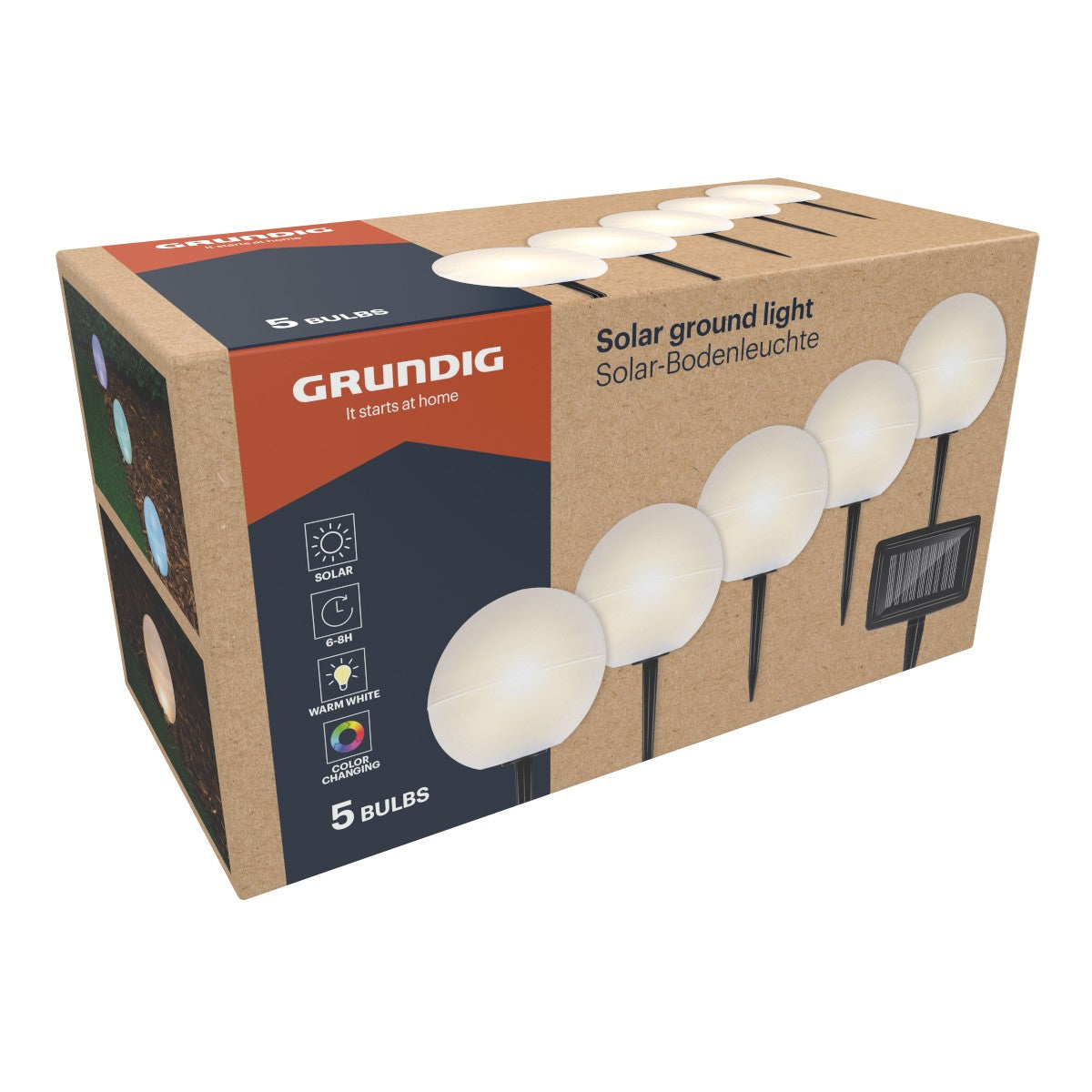 Grundig Solar Grondverlichting met Kleurverandering - maximondo