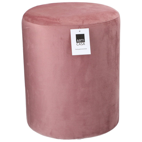 Arti Casa Poef Velvet, Roze - maximondo