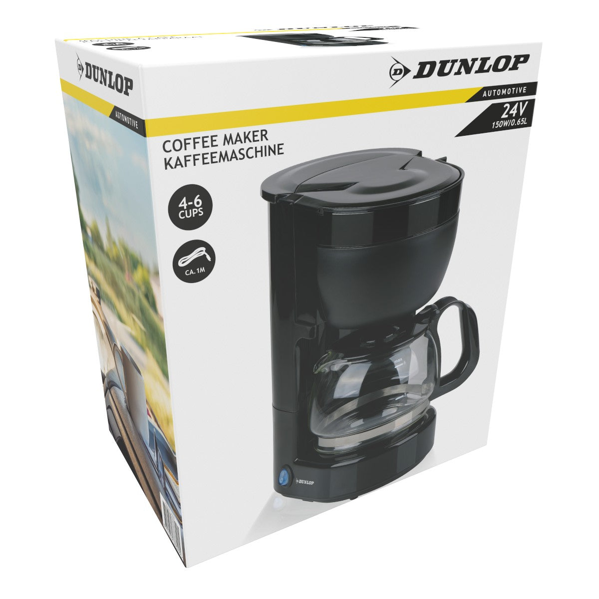 Dunlop Koffiezetapparaat 24V - Koffiemachine - maximondo