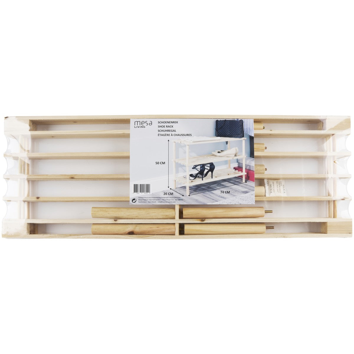 alpina Schoenenrek 3-Laags Gelamineerd Hout Bruin