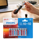 Philips AAA Batterijen 20 Stuks