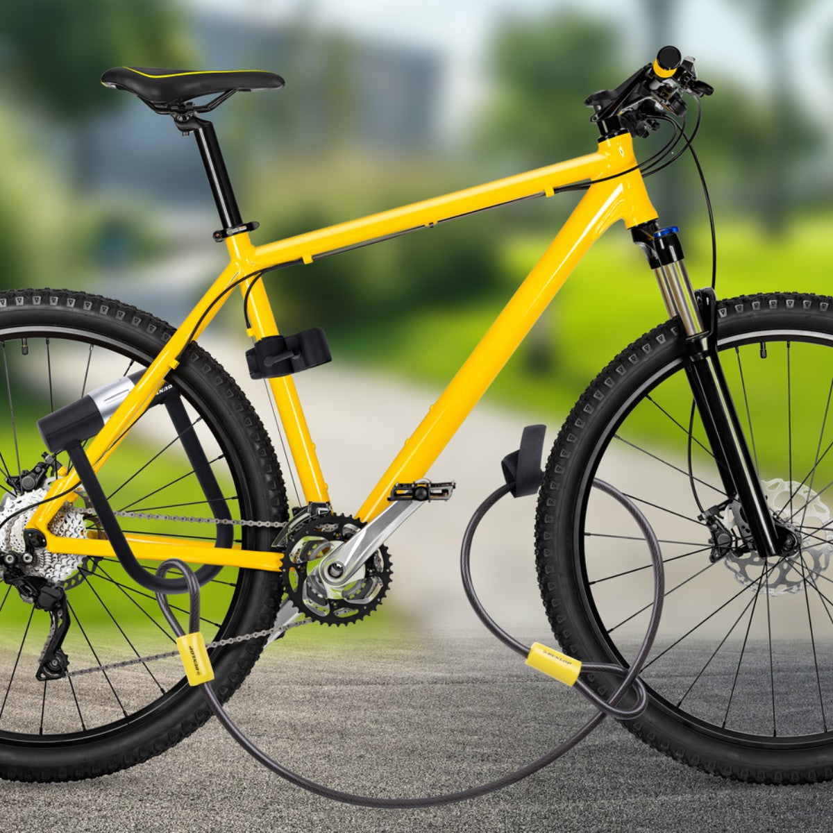 Dunlop Combinatie Beugelslot Insteekslot