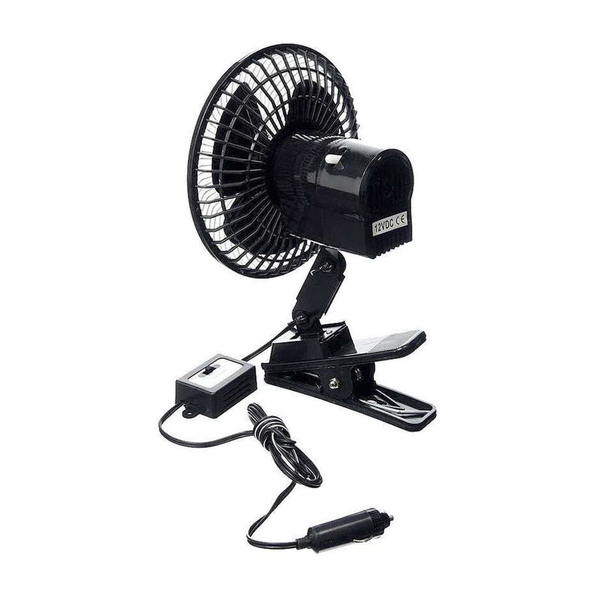 All Ride Autoventilator - 12 Volt - met Clip - Oscillerend