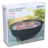 alpina Elektrische BBQ 1250W - Tafel Barbecue zonder Rook - maximondo