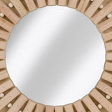 Arti Casa Wandspiegel - Ronde Spiegel Zon - 30cm - Hout