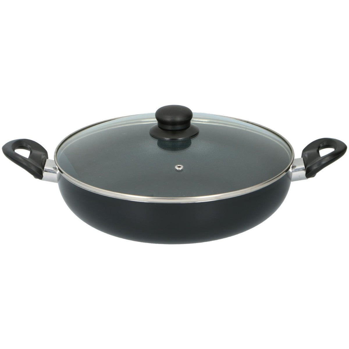 alpina Braadpan Ø28Cm Met Glazen Deksel