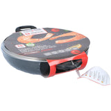 alpina Braadpan Ø28Cm Met Glazen Deksel