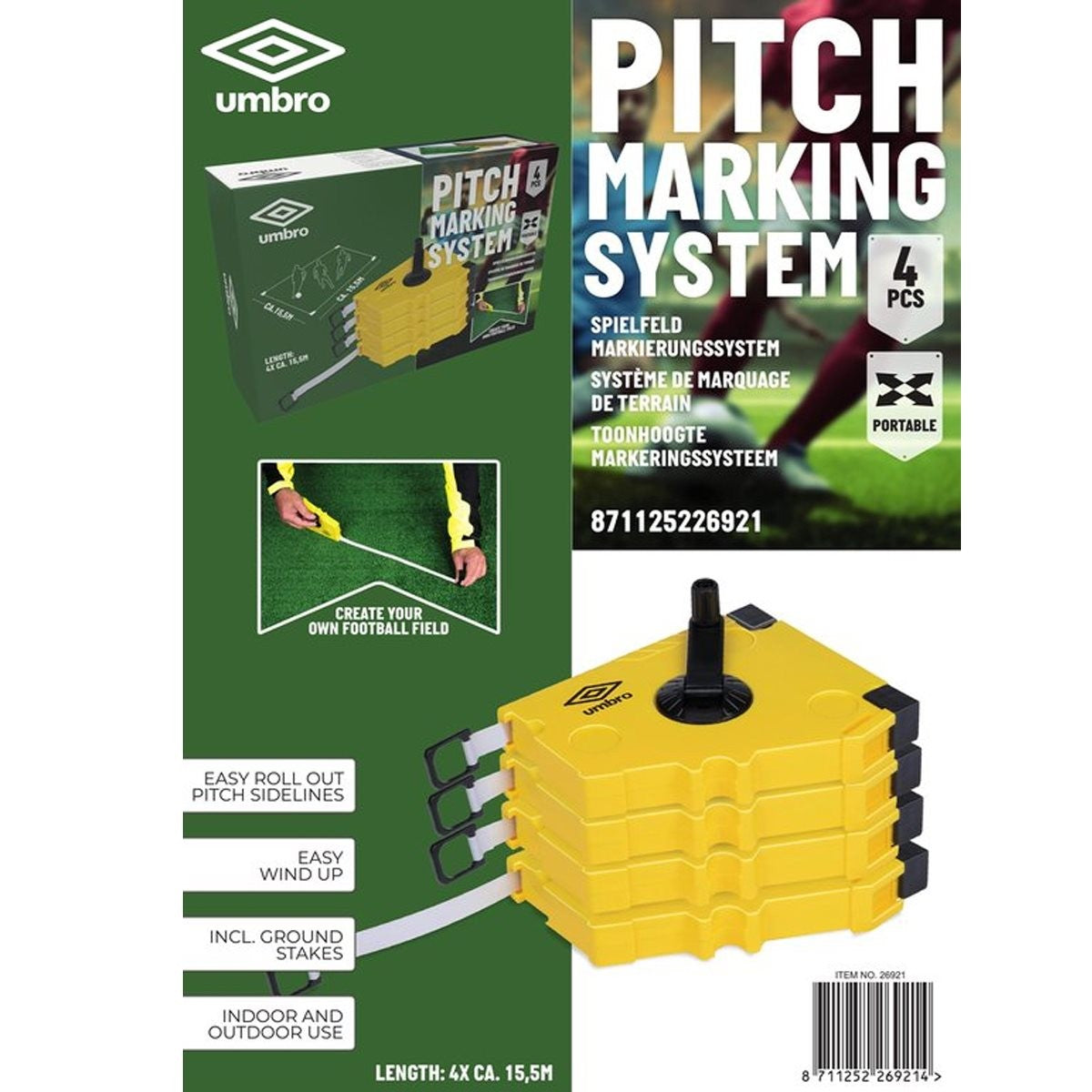 Umbro Markeringssysteem Geel