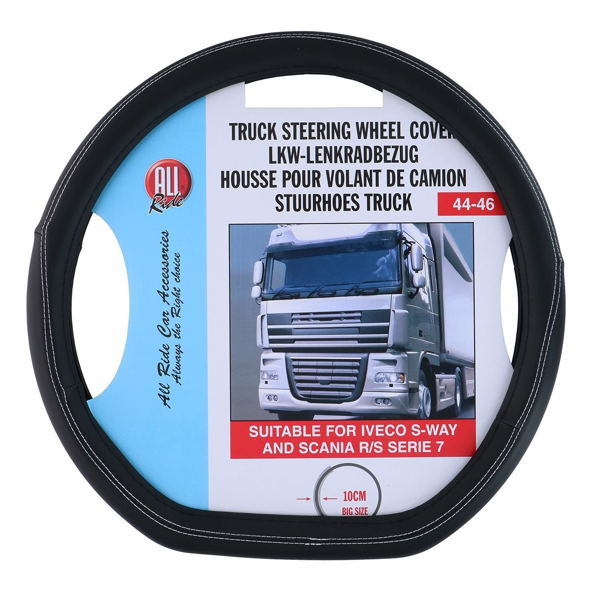 All Ride Stuurhoes 44-46CM Zwart/Wit
