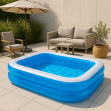 Eddy Toys Opblaasbaar Zwembad 207x132x46 cm
