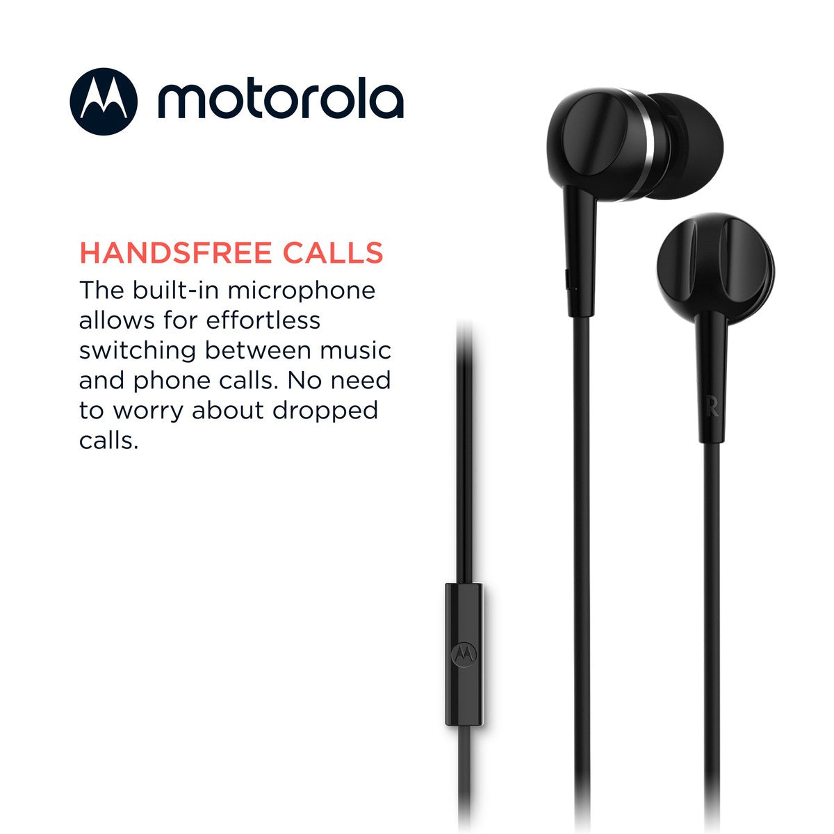 Motorola Sound Oordopjes met Draad 105 - maximondo
