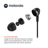 Motorola Sound Oordopjes met Draad 105 - maximondo