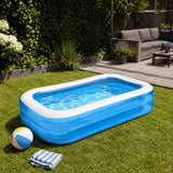 Eddy Toys Opblaasbaar Zwembad 207x132x46 cm