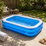 Eddy Toys Opblaasbaar Zwembad 207x132x46 cm