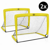 Umbro Pop-Up Voetbaldoel Set van 2  120 x 90 x 90 cm