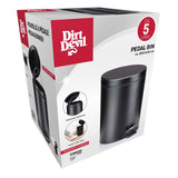Dirt Devil Pedaalemmer 5 Liter Zwart Poedergecoat