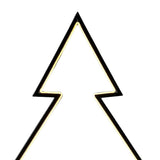 Luca Lighting Garden d light neon tuinsteker boom zwart warm wit connectable IP44 8FC timer - l72xh100cm
