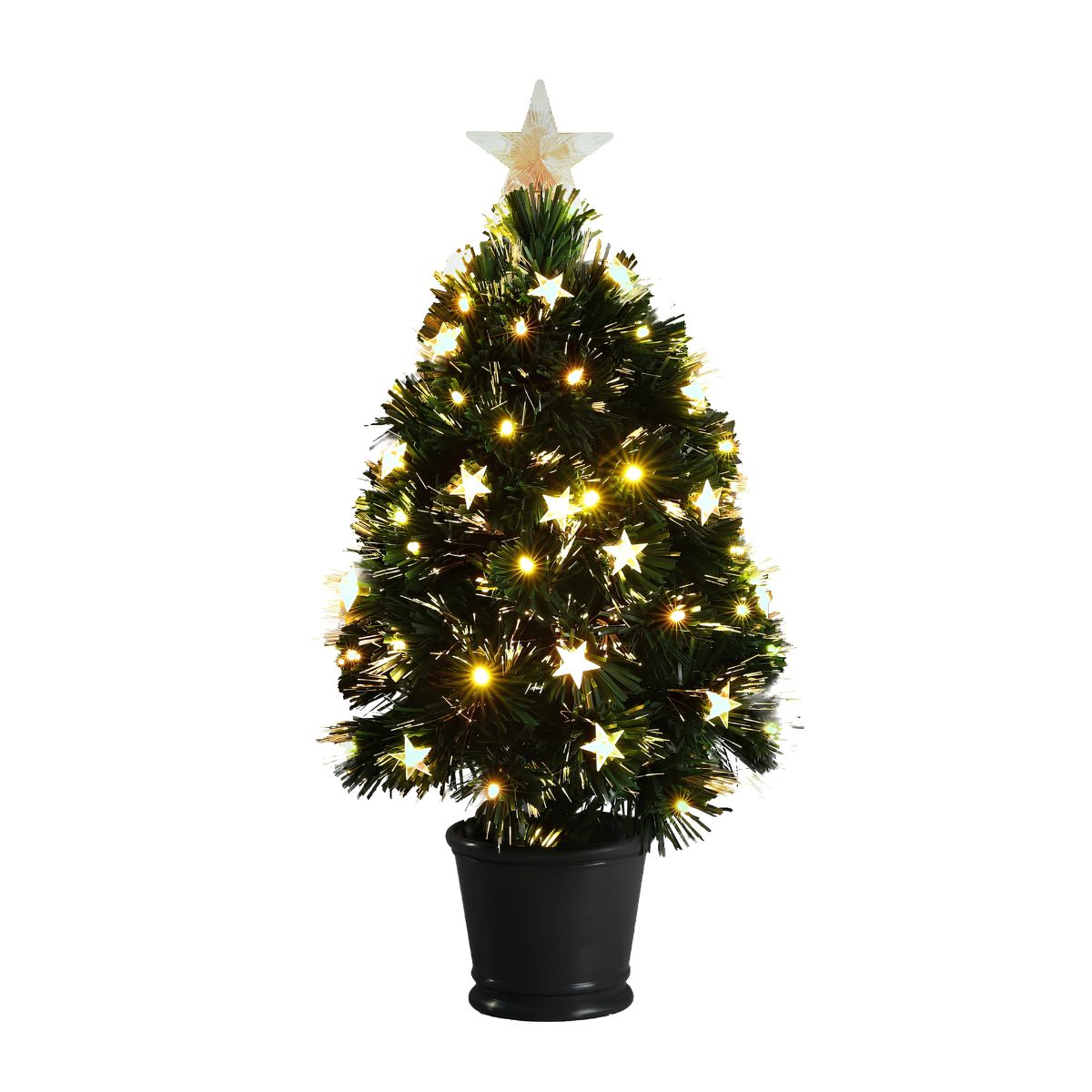 Luca Lighting Mercury boom fibre optic groen warm wit 65led 8 function controller - h60xd30cm - maximondo