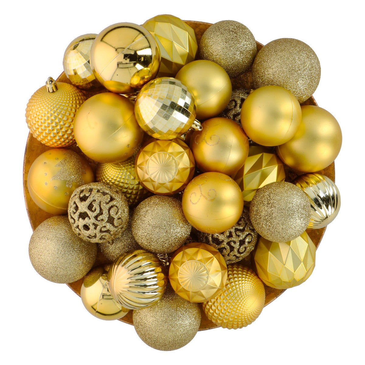 Giftsome Gouden Kersballen Set
