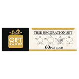 Giftsome Gouden Kersballen Set