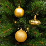 Giftsome Gouden Kersballen Set