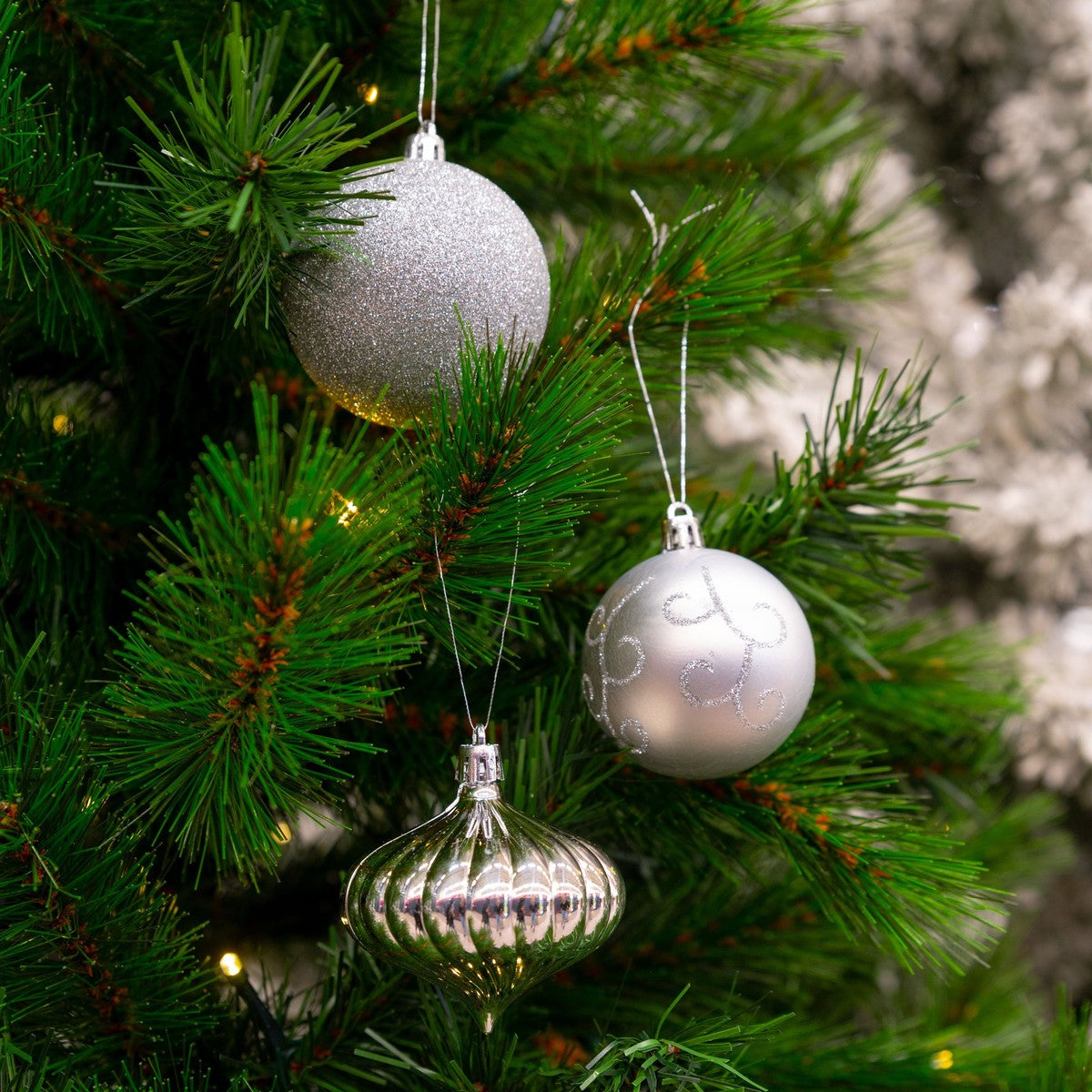Giftsome Zilveren Kerstballen Ø6/7 cm
