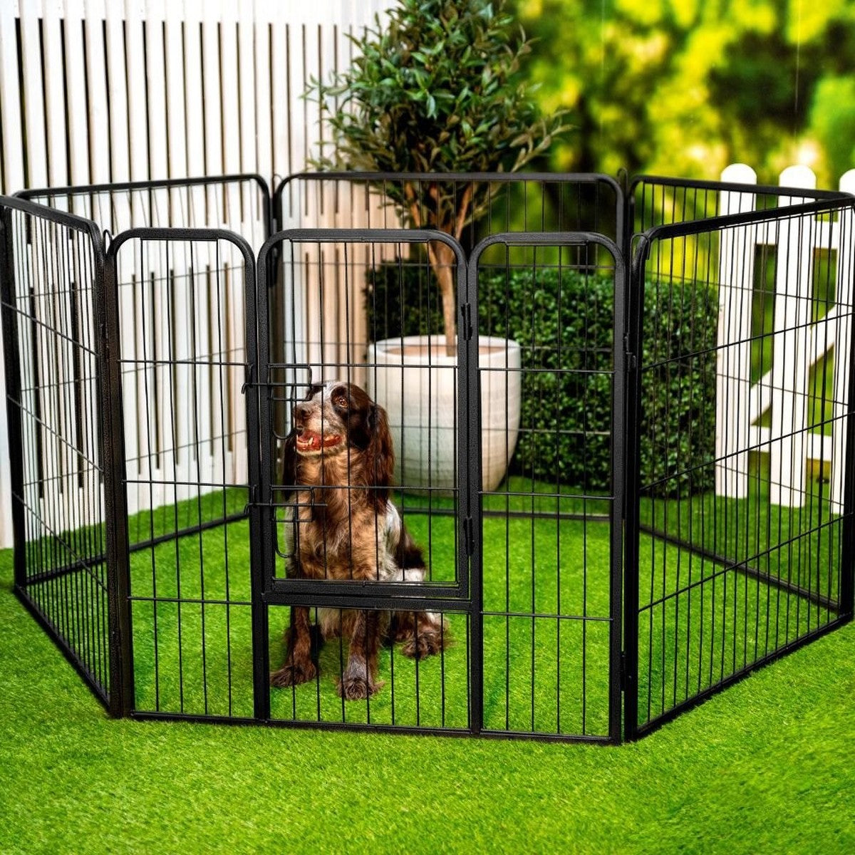 maxxpro Puppyren Opvouwbaar Hondenren, Zwart