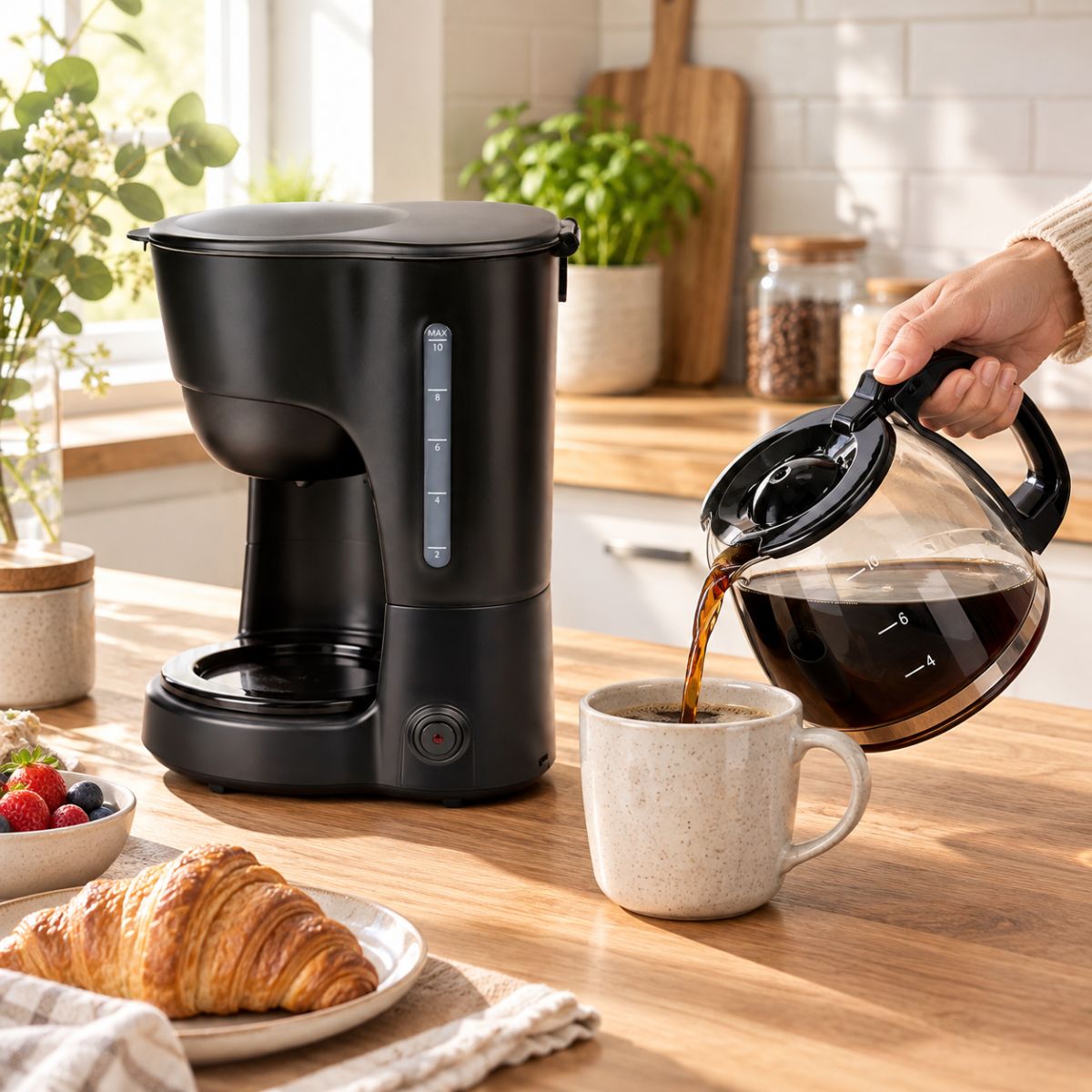 alpina Koffiezetapparaat 1,25L voor Filterkoffie